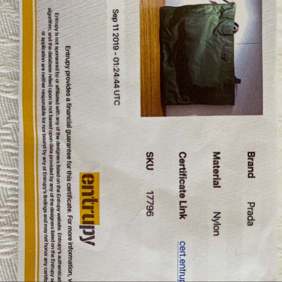 Prada army green large zip around expandable tote - Picture 13 of 13